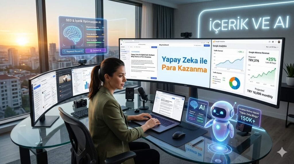 AI destekli blog ve Adsense gelir sistemi
